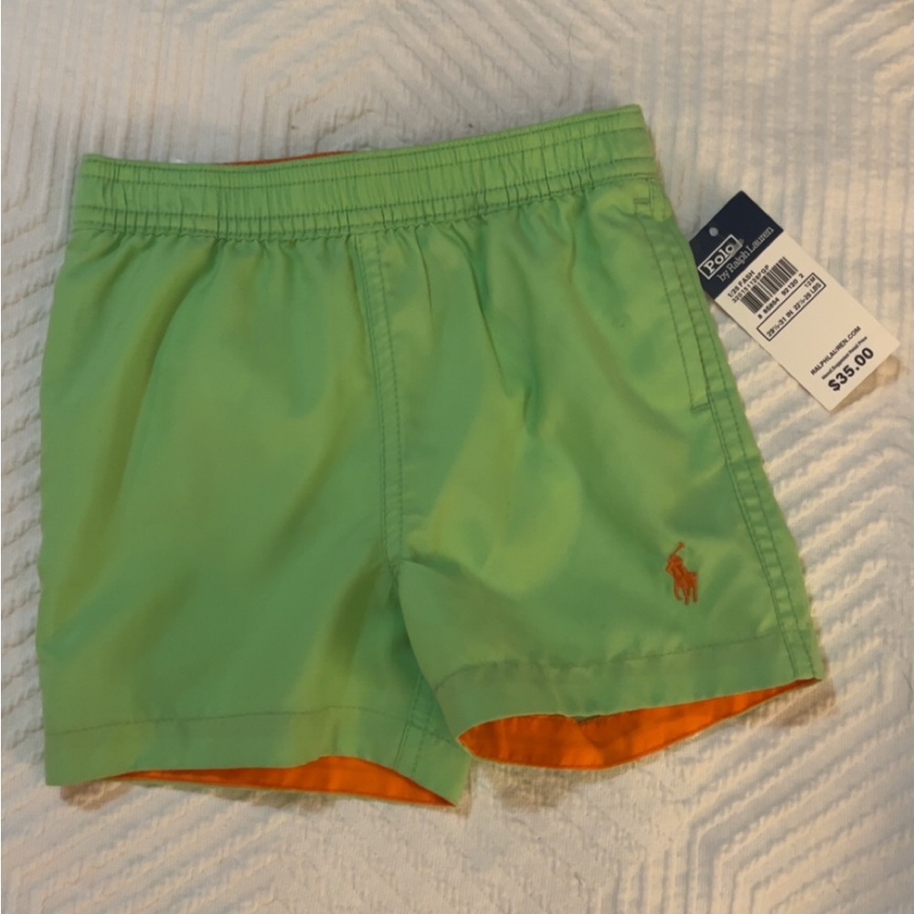 Ralph Lauren Green and Orange Swimwear